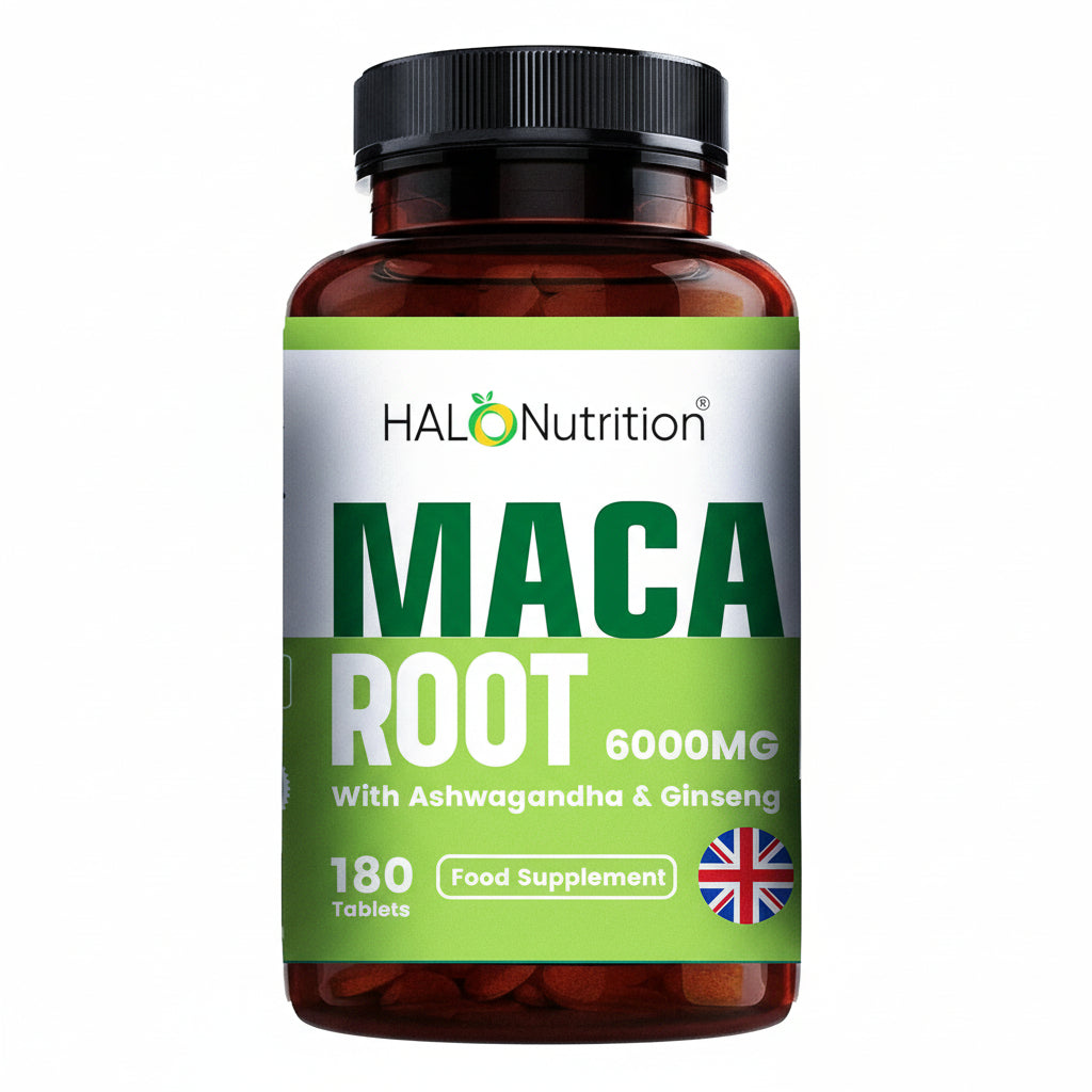 High-Strength Maca Root 6000mg + Ashwagandha & Ginseng