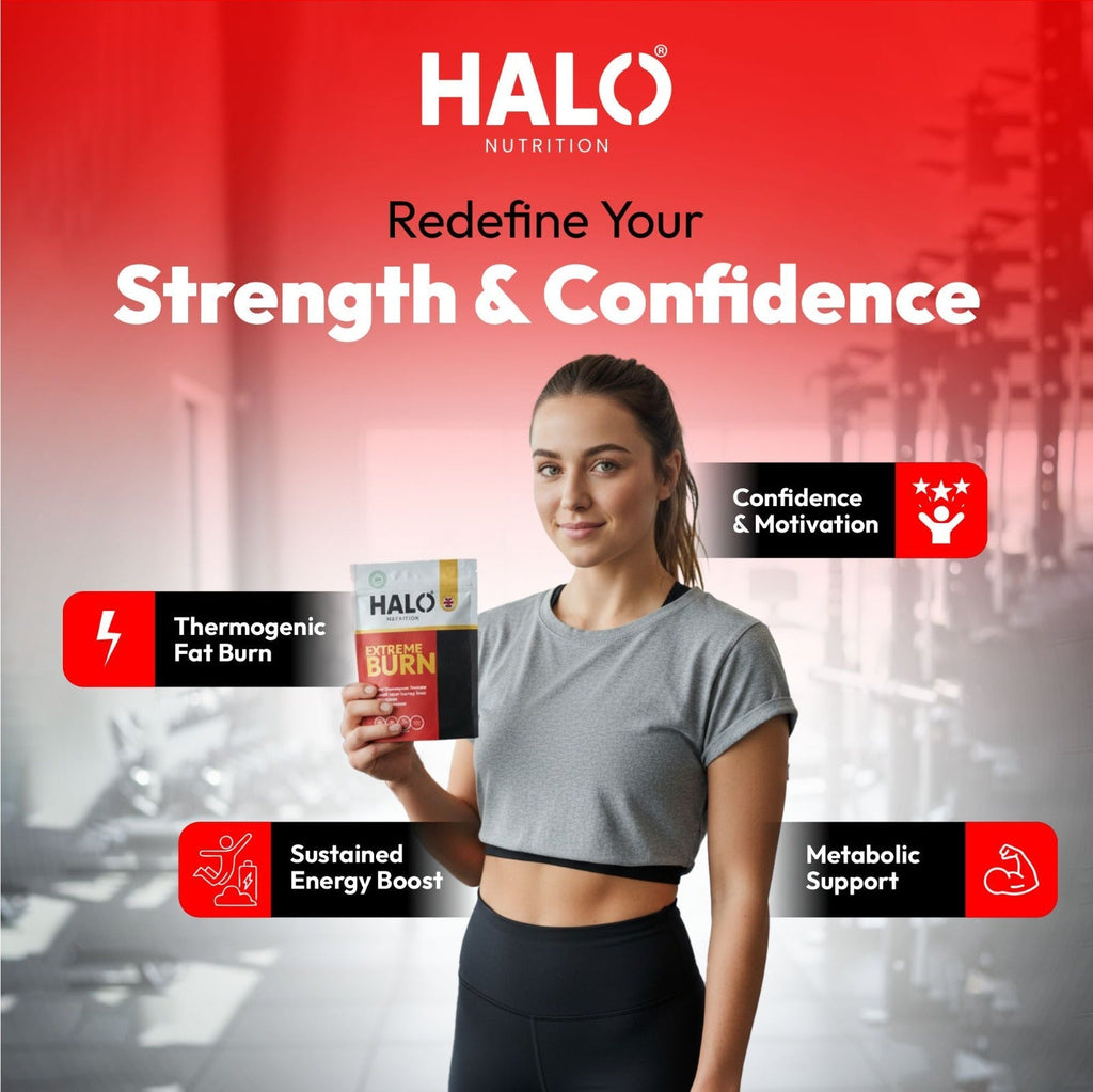 HALO Nutrition Extreme Burn – Keto Diet Slimming Capsules | 90 Count Fat Burner Formula