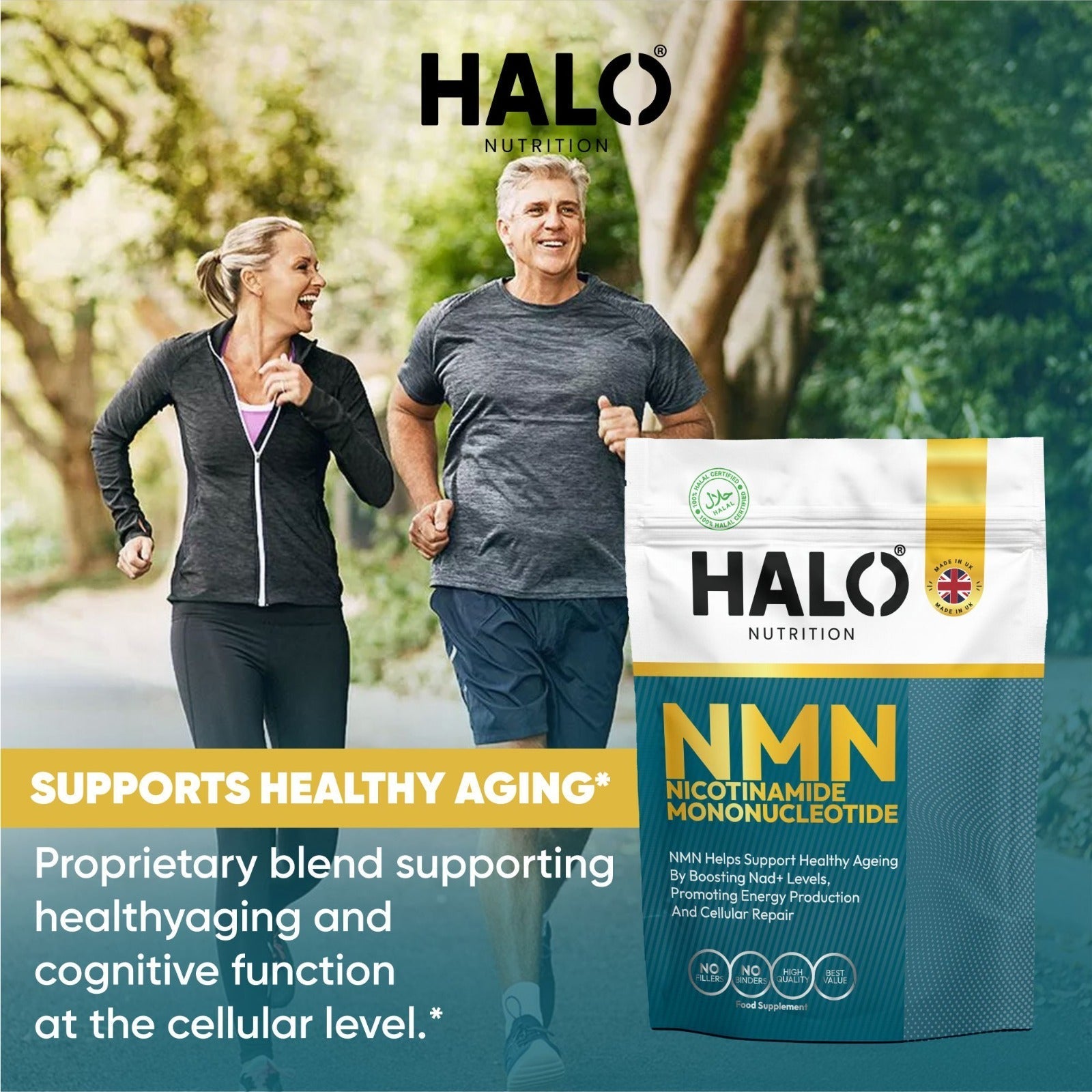 HALO Nutrition NMN 90 Capsules 600mg